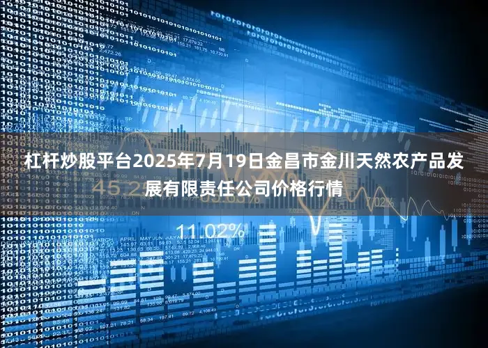 杠杆炒股平台2025年7月19日金昌市金川天然农产品发展有限责任公司价格行情