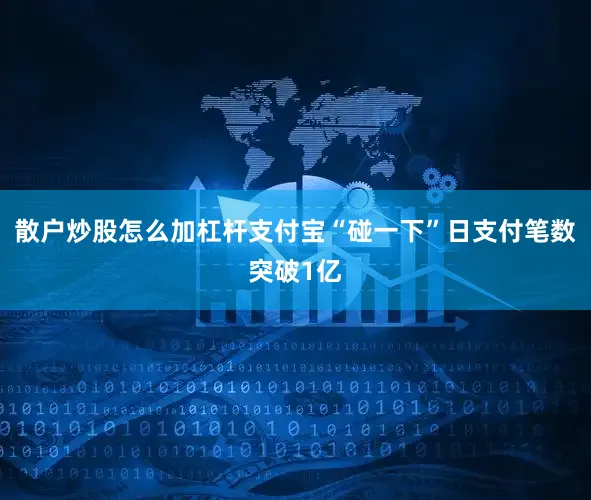 散户炒股怎么加杠杆支付宝“碰一下”日支付笔数突破1亿