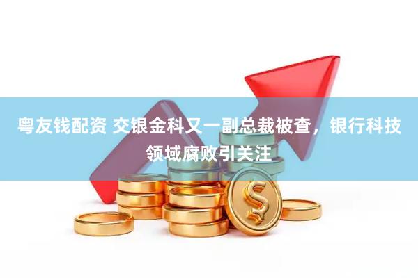 粤友钱配资 交银金科又一副总裁被查，银行科技领域腐败引关注