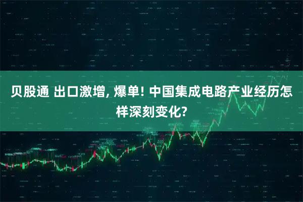 贝股通 出口激增, 爆单! 中国集成电路产业经历怎样深刻变化?